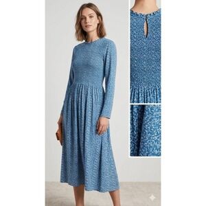 Matilda Jane Just Imagine Audra Smocked Dress Womens Large Cottage Rustic Boho